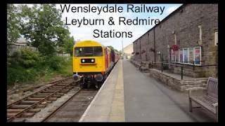 Redmire and Leyburn Train Movements Wensleydale Railway [upl. by Ahsael]