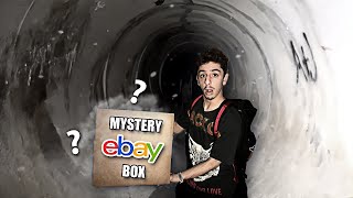 Unboxing a 1000 EBAY HAUNTED MYSTERY BOX IN THE HAUNTED TUNNEL [upl. by Adnawt]