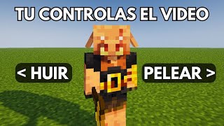 Minecraft Pero TU Controlas El Juego  Video Interactivo 2 [upl. by Annerahs660]