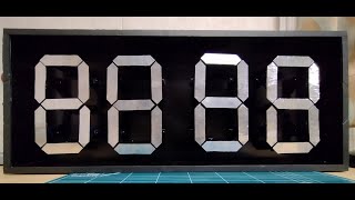 Mechanical 7 Segment Clock [upl. by Vevine]