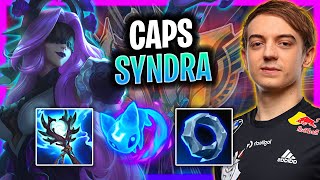 CAPS IS READY TO PLAY SYNDRA  G2 Caps Plays Syndra Mid vs Anivia Season 2024 [upl. by Aihtenyc]