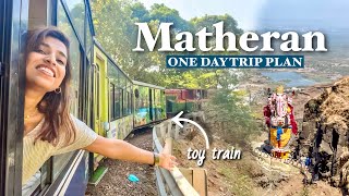 Matheran One Day Travel Vlog  Toy train budget places to see shopping food [upl. by Season79]