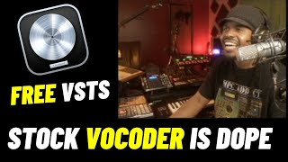 Made a Beat with Stock Vocoder  Logic Pro Tutorial [upl. by Enoed]