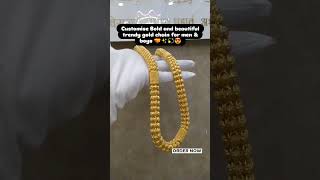 Customise bold beautiful and trendy gold chain for mens and boys customisedjewellery viralreels [upl. by Enaht]