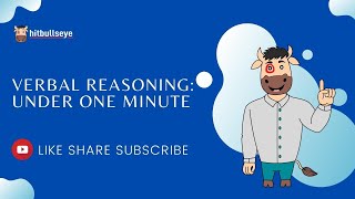 Verbal Reasoning  Fact Inference Judgement  Under One Minute [upl. by Shewmaker]