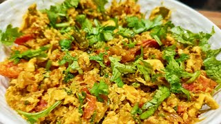 Tamil Nadu Style Egg Burjee Recipe  Egg Podimas in Tamil  Ande ki bhujiya [upl. by Elletnahc]