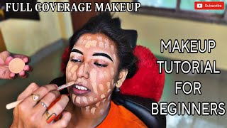 Makeup Tutorial For Beginners  Step By Step Makeup Tutorial Bridal Makeup  Glossy Makeup Tutorial [upl. by Einolem]