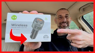 No Car Stereo Bluetooth or Aux Try the Imden Wireless Car Kit  Handy Hudsonite [upl. by Kcirrej]