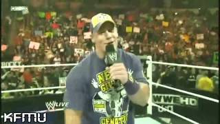 WWE John Cenas Funny Rap to The Rock on RAW [upl. by Sells]