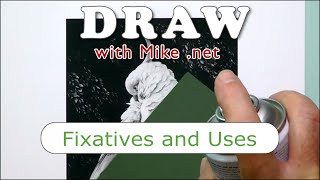 ALL ABOUT FIXATIVES AND MAKING YOUR GRAPHITE DARKS POP [upl. by Weaks]