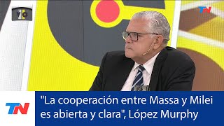 López Murphy quotLa cooperación entre Massa y Milei es abierta y claraquot [upl. by Belda]