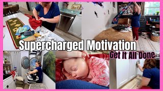 Supercharged Motivation When You Don’t Have The Energy  Clean With Me Cleaning Motivation [upl. by Boonie]