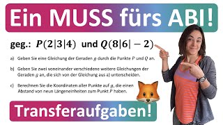 🦊 DAS MUSS IM MATHE ABI SITZEN  Transferaufgaben lösen  Länge von Vektoren  Abitur 2025 [upl. by Marala]