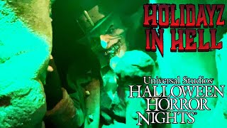 quotHolidayz in Hellquot haunted house HIGHLIGHTS Halloween Horror Nights 2023 Universal Studios Hollywood [upl. by Markus]