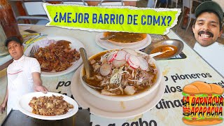 ¿La MEJOR COLONIA para COMER en toda la CDMX  La garnacha que apapacha [upl. by Levey747]