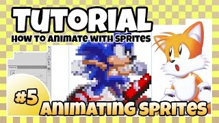 Ep 5 Creating an animated sprite  Tutorial Animating sprites [upl. by Loresz]