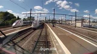 Voyage en cabine Sur la PLM de Dijon à Tonnerre 120 km [upl. by Etteraj118]