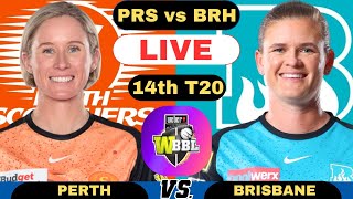 Live PRSW vs BRHW WBBL Live Perth Scorchers Women vs Brisbane Heat Women 14th Match WBBL 2024 [upl. by Concepcion949]