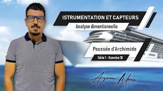 Analyse Dimensionnelle  la poussée dArchimède  S1Ex10 [upl. by Luing913]