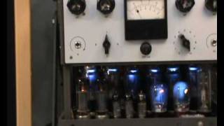 1kW Philips EL6471 Tube Amplifier from 1955 demonstrates its original sound  listen [upl. by Nomyar504]