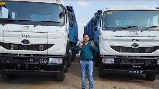 आगया 18 चक्का Tata Tipper truck  TATA 5530K TIPPER [upl. by Esilegna]