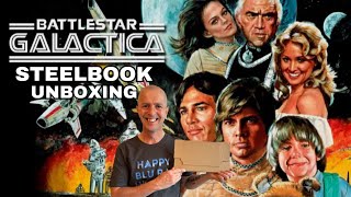 BattleStar Galactica 45th Anniversary Ltd Edition Steelbook Unboxing 2023 [upl. by Ididn]