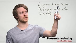 Prosentvis økning [upl. by Reggis]