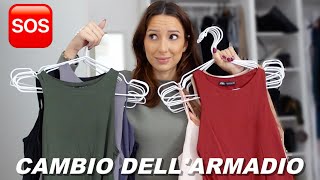 CAMBIO DELLARMADIO amp DECLUTTERING DEI VESTITI ESTIVI [upl. by Lillith224]