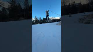 ski skiing snow winter first time 360 again [upl. by Nassah279]