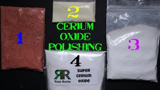 How to Use Cerium Oxide Polishing Powders at Different Grades Optical vs Super Cerium Red vs Yellow [upl. by Aissat815]