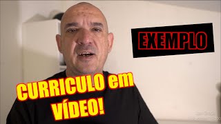 Vídeo Curriculo como fazer exemplo [upl. by Adoh]