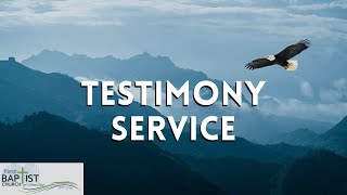 Testimony Service  Sunday AM  July 21 2024 [upl. by Leihcey]