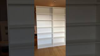 Building this bookcase from IKEA was so satisfying🥰 shoerack diyshoerack diy ikea [upl. by Fidelio]