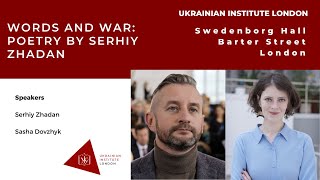 Words and War Poetry by Serhiy Zhadan Part 1 [upl. by Ettennad896]