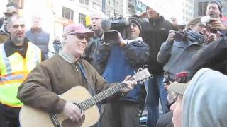 Loudon Wainwright III visits Occupy Wall Street  Unrequited to the Nth Degree [upl. by Notserc93]