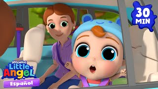 ¿Mamá ya llegamos 🚗  Caricaturas  Canciones Infantiles🎵 Little Angel Español [upl. by Lleryt]