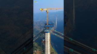 LARGEST MOUNTAIN BRIDGE IN THE WORLD  HUAJIANG GORGE BRIDGE UNDERCONSTRUCTION bridge engineering [upl. by Marrin]