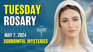 Tuesday Rosary 💙 Sorrowful Mysteries of the Rosary 💙 May 7 2024 VIRTUAL ROSARY [upl. by Cailly637]