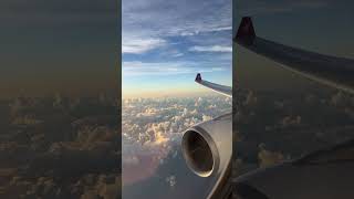 Qantas Airways A330300 Cruising over Japan amazing Sunrisejapan  youtubeshorts aviation [upl. by Erdnuaed619]