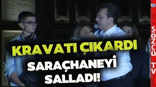 Ekrem İmamoğlu Saraçhanede Bir Coştu Pir Coştu Kolları Sıvadı Ceketi Yine Çıkardı [upl. by Hendrix]