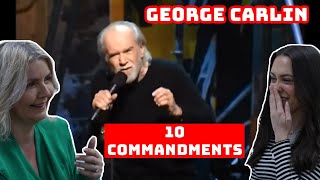 BRITISH FAMILY REACTS  George Carlin  10 Commandments [upl. by Dugald]