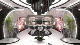 Greenpoints Zen 777X Interior Concept [upl. by Maier]