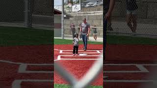 4 Year Old Learning How to Play T Ball [upl. by Meit240]