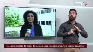 Menos da metade de bebês de até 2 anos está com o calendário vacinal completo  CONEXÕES [upl. by Oratnek]