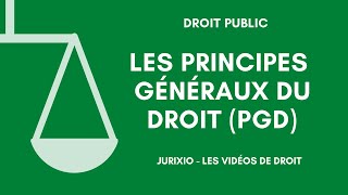 Les principes généraux du droit PGD [upl. by Iphigenia]