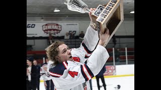 The Okotoks Bisons Celebrate 2022 HJHL Championship [upl. by Yadnil]