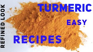 Turmeric Powder Recipes Easy Recipes for Every Day [upl. by Leksehcey]