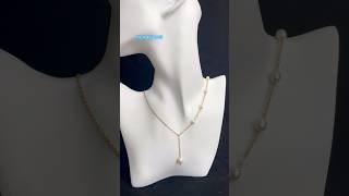 YLariat pearls necklace ✨ jewelrydesign handmadejewelry jewelry necklace pearlnecklace diy [upl. by Eresed]