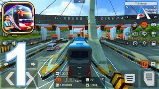 Bus Simulator Indonesia  Gameplay Part 1 Extreme Speed Bus Drive In Rainy Day BUSSID New Update [upl. by Notslah397]