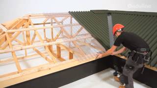 Made by me How to install Onduline roofing step by step [upl. by Aneris]